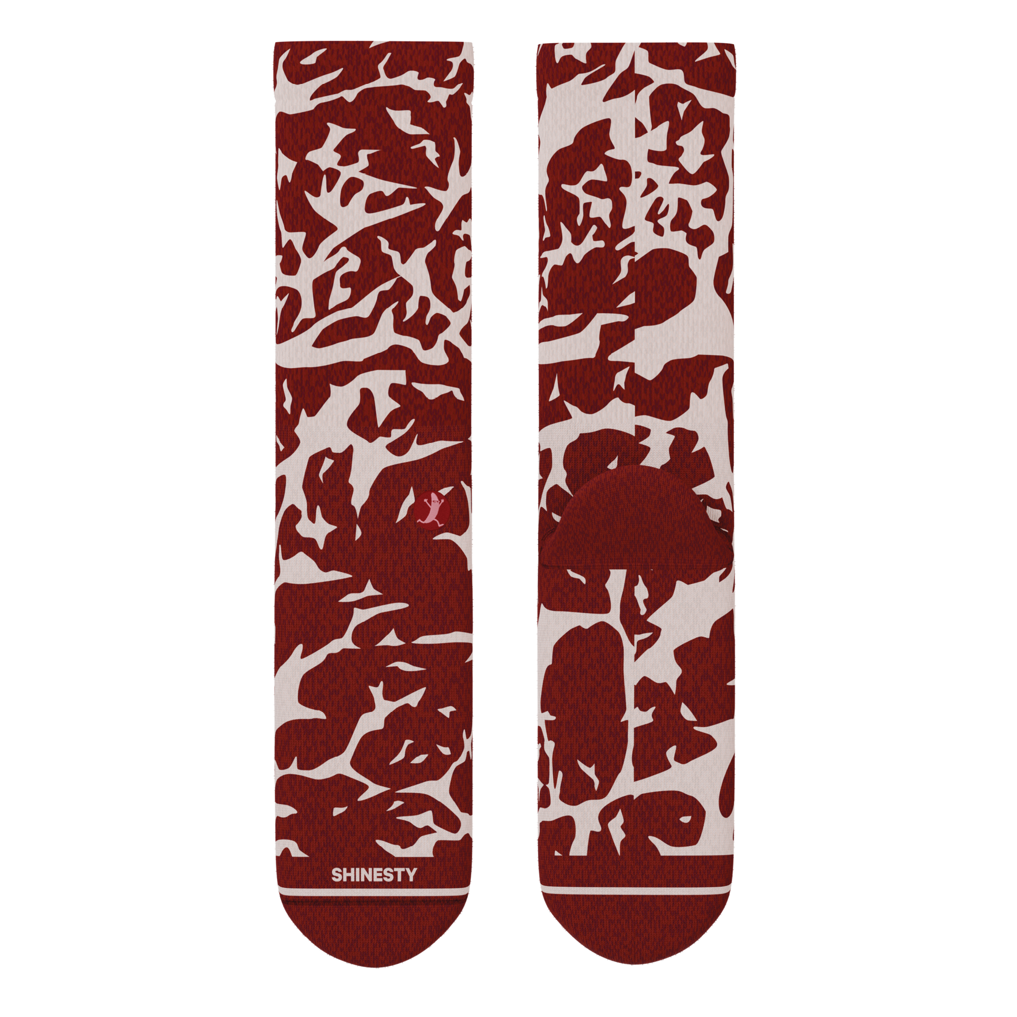 The Tomahawk | Marbled Meat Heel Hammock™ Crew Socks
