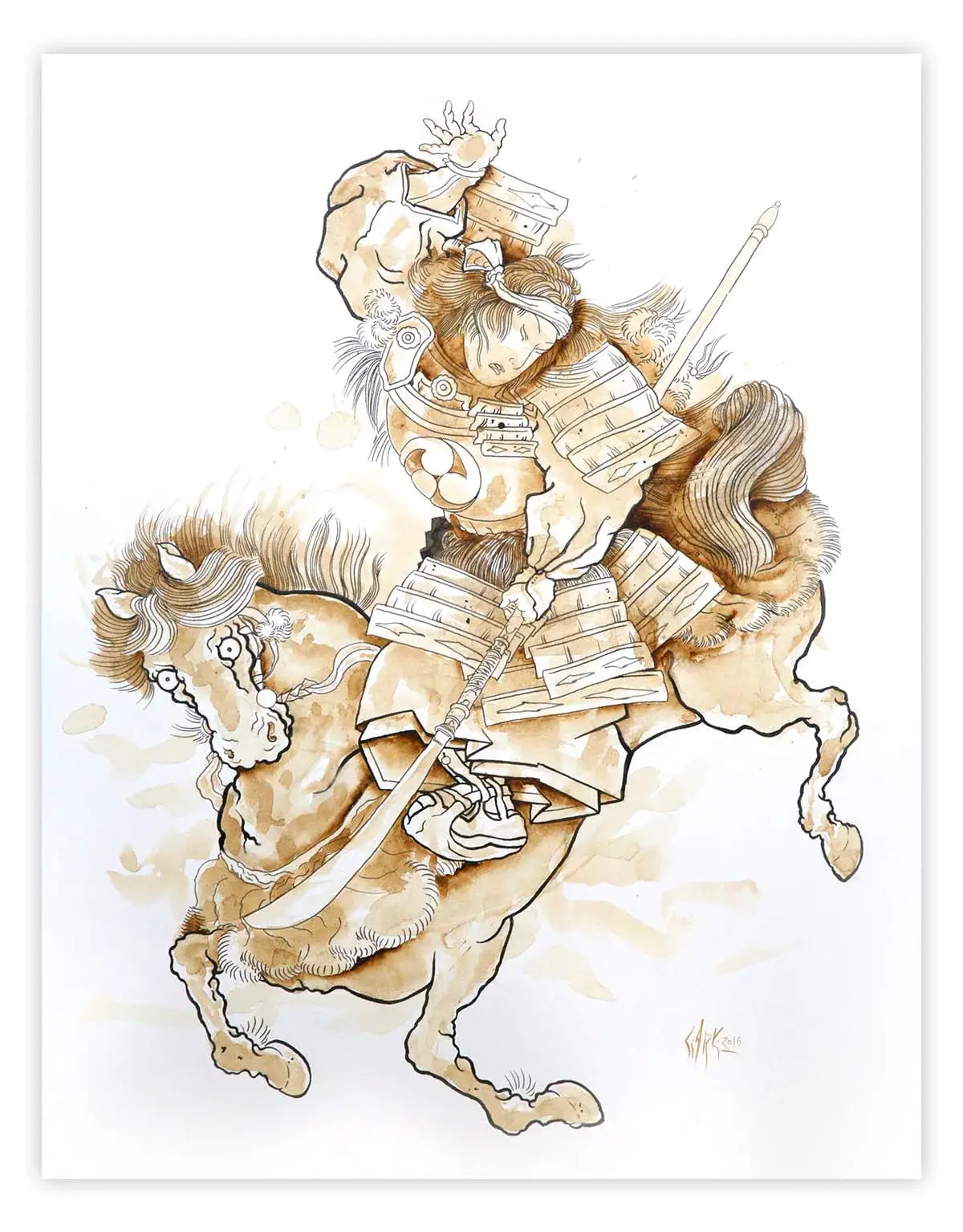 Black Market Art Company Tomoe Guzen Print - Black Market Art Company - Flyclothing LLC