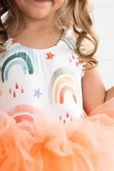 Tonal Rainbow Tank Tutu Leotard - Mila & Rose ® - Flyclothing LLC