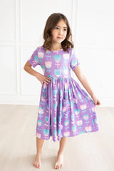 SALE Too Cool Tulips S/S Pocket Twirl Dress - Mila & Rose ® - Flyclothing LLC