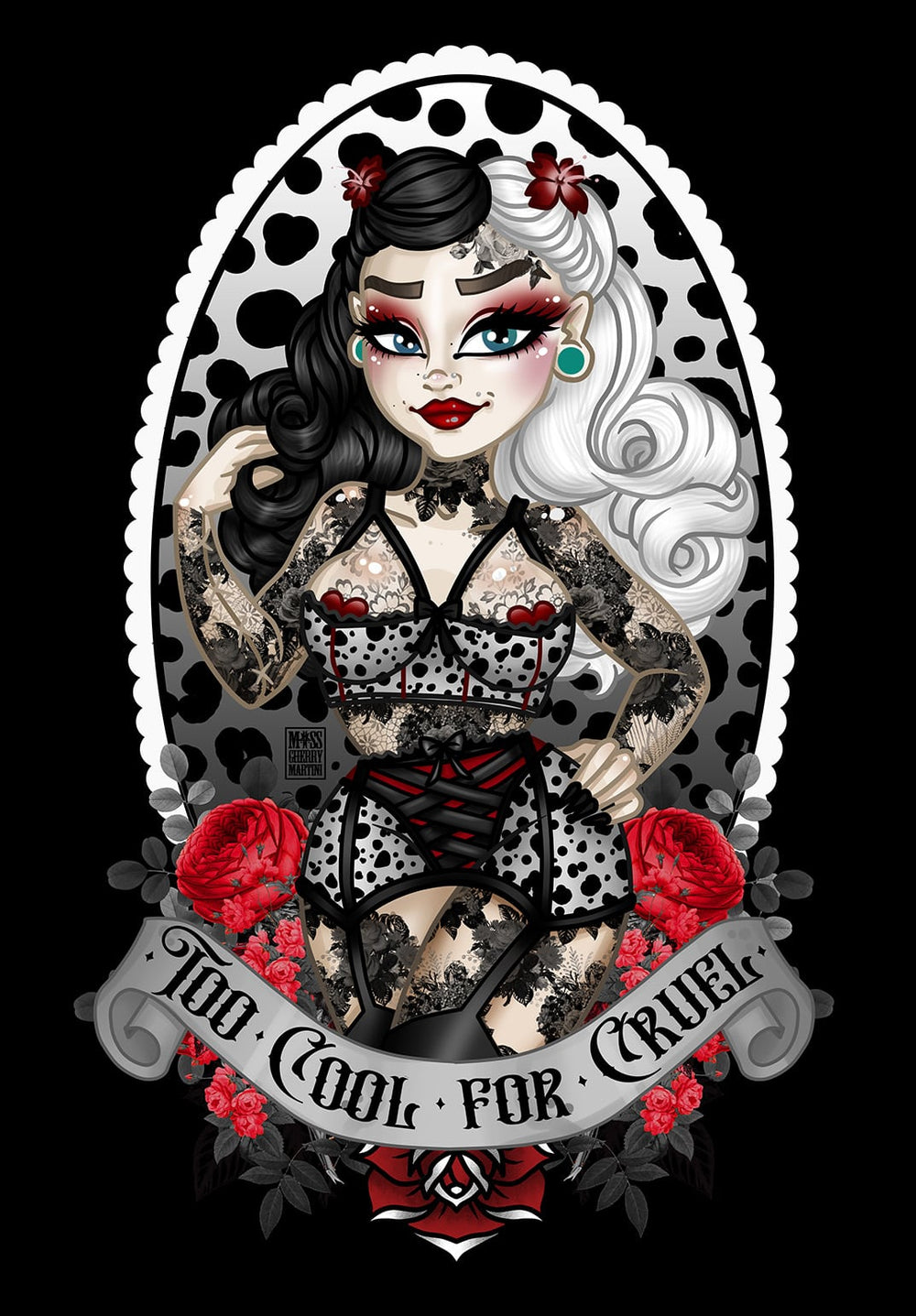 Black Market Art Company Too Cool For Cruel Print