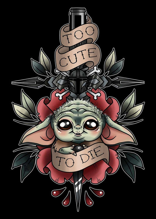 Black Market Art Company Too Cute To Die Print - Black Market Art Company - Flyclothing LLC