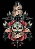 Black Market Art Company Too Cute To Die Print
