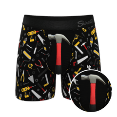 The Tool Belt | Hammer and Tools Ball Hammock® Pouch Underwear With Fly - Shinesty
