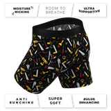 The Tool Belt | Hammer and Tools Ball Hammock® Boxer - Long Leg