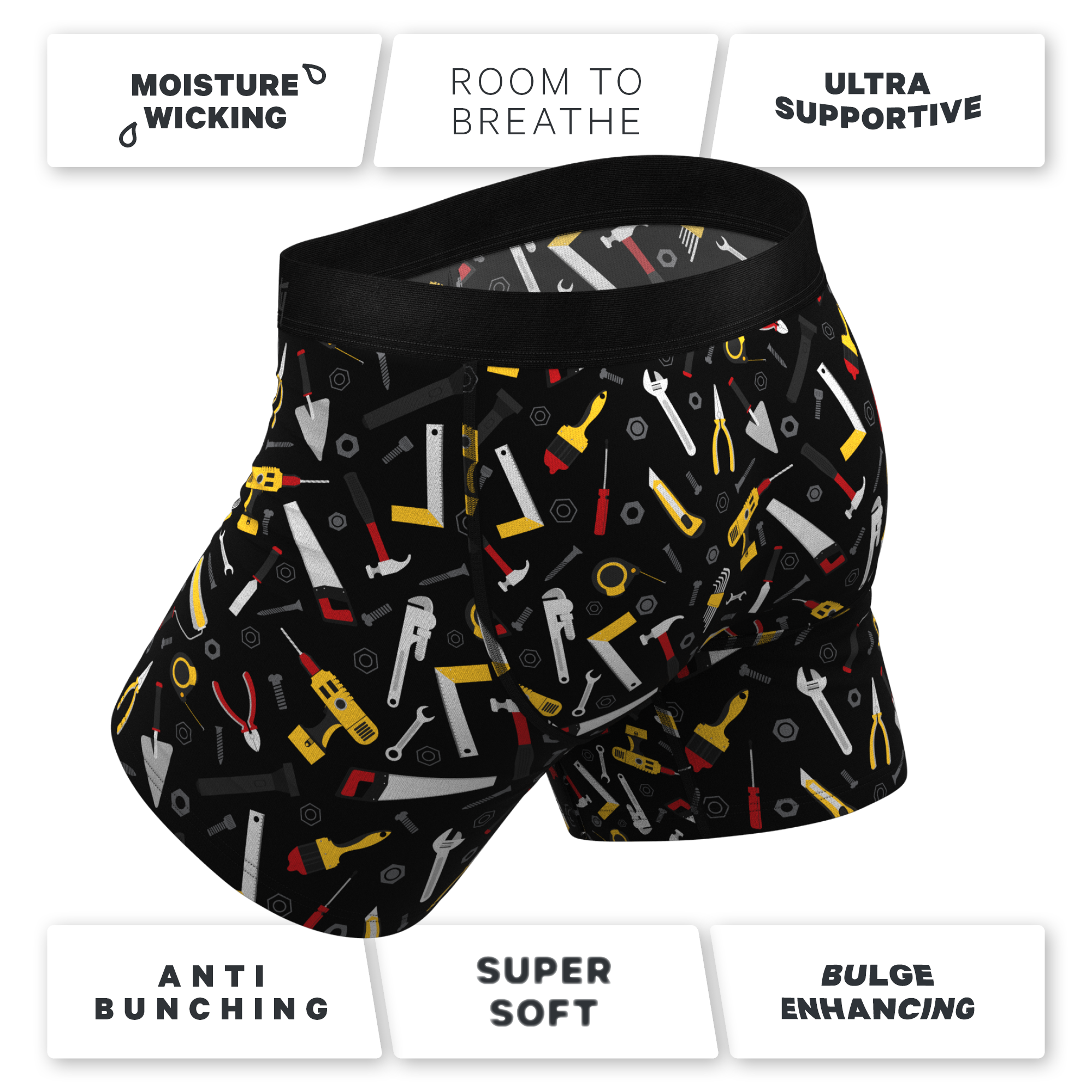 The Tool Belt | Hammer and Tools Ball Hammock® Pouch Underwear