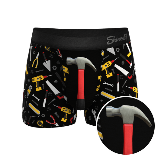 The Tool Belt | Hammer and Tools Ball Hammock® Pouch Trunks Underwear - Shinesty