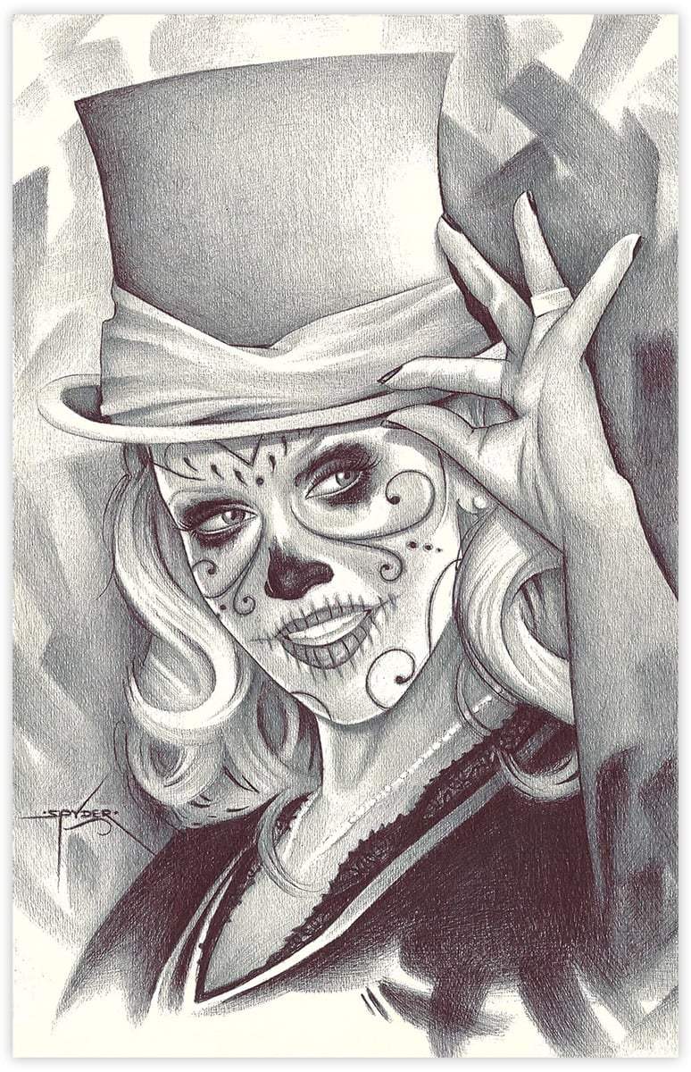 Black Market Art Company Top Hat Print - Black Market Art Company - Flyclothing LLC