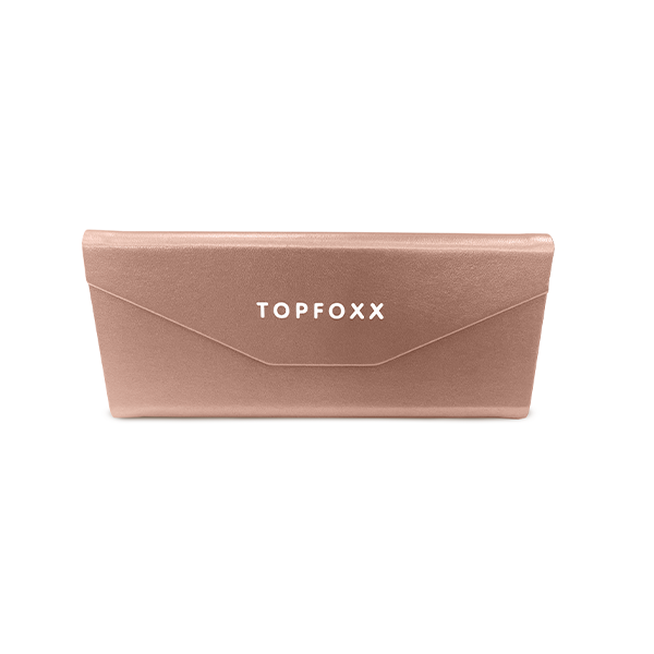 Foldable Sunglasses Case - Rose Gold - TopFoxx - Flyclothing LLC