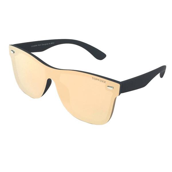 Sustainable Future Wife - Gold Square Wayfarer Sunglasses - TopFoxx - Flyclothing LLC