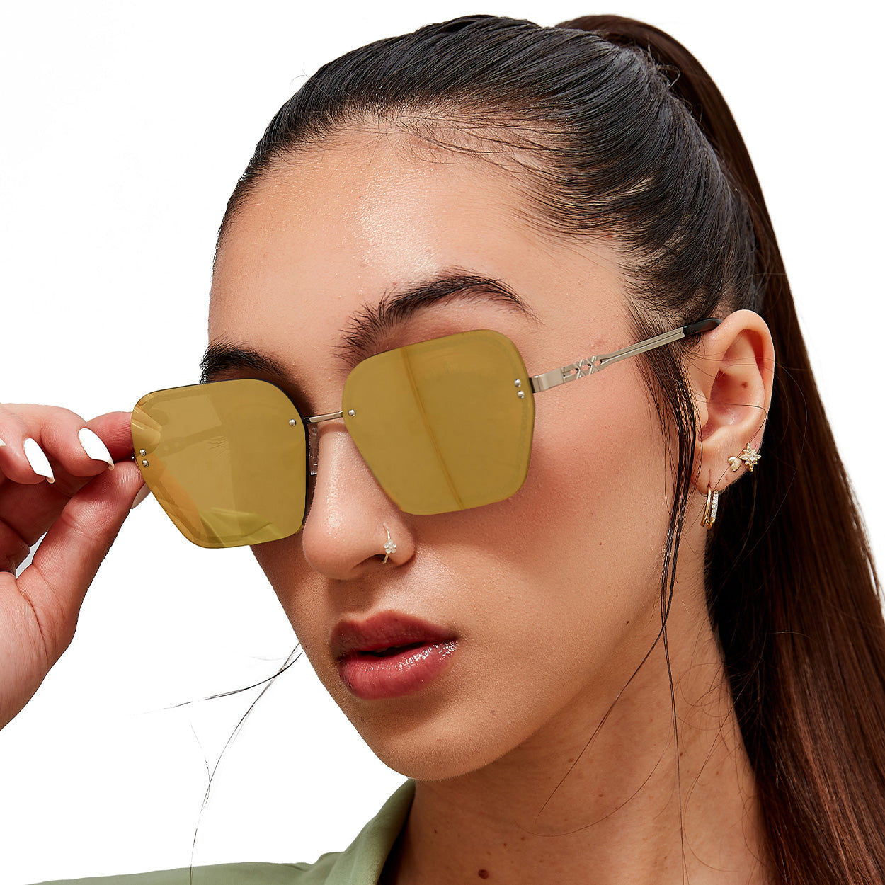 Chain Reaction - Mirrored Gold - TopFoxx - Flyclothing LLC