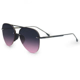 Smaller Megan 2 Faded Purple Pink - Tangle Free Aviator Sunglasses - TopFoxx - Flyclothing LLC