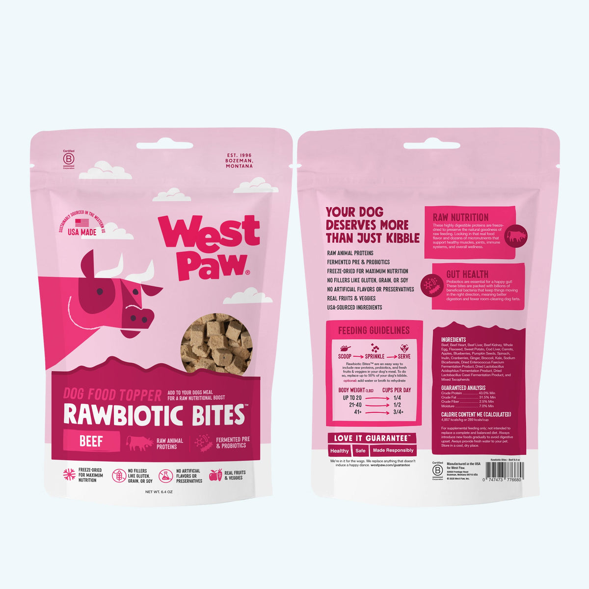 Beef Dog Food Topper - West Paw - Flyclothing LLC
