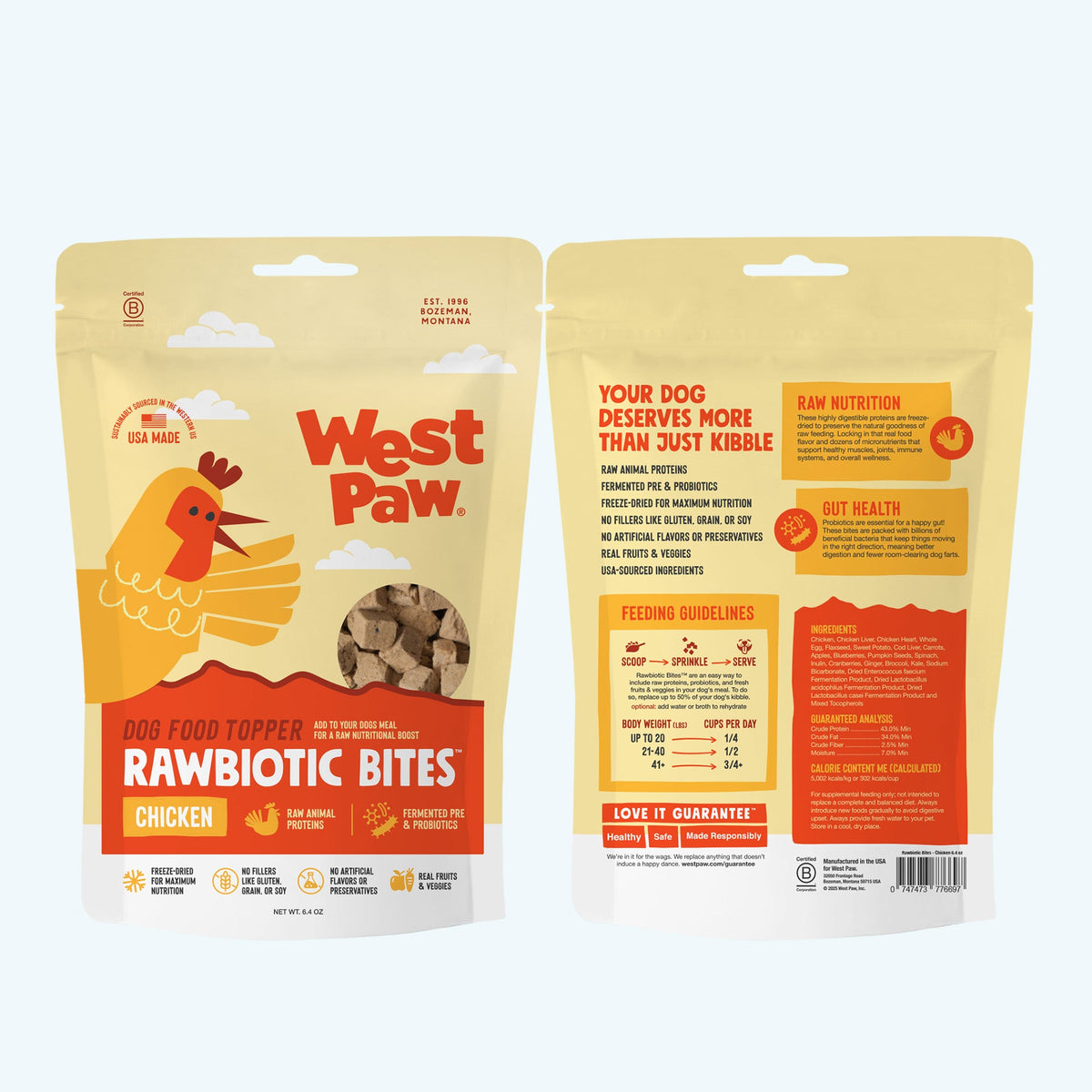 Chicken Dog Food Topper - West Paw - Flyclothing LLC
