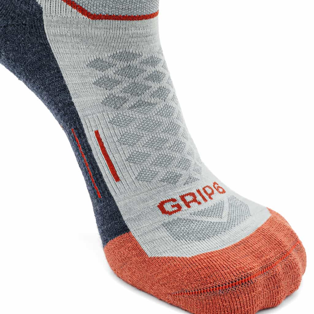 3 Pack Torch - Run 1/4 Crew Midweight Merino Wool Sock - GRIP6 - Flyclothing LLC