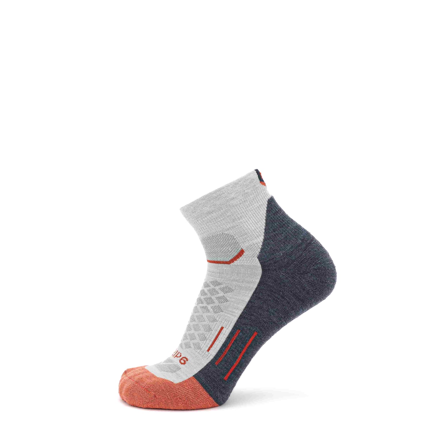 3 Pack Torch - Run 1/4 Crew Midweight Merino Wool Sock - GRIP6 - Flyclothing LLC