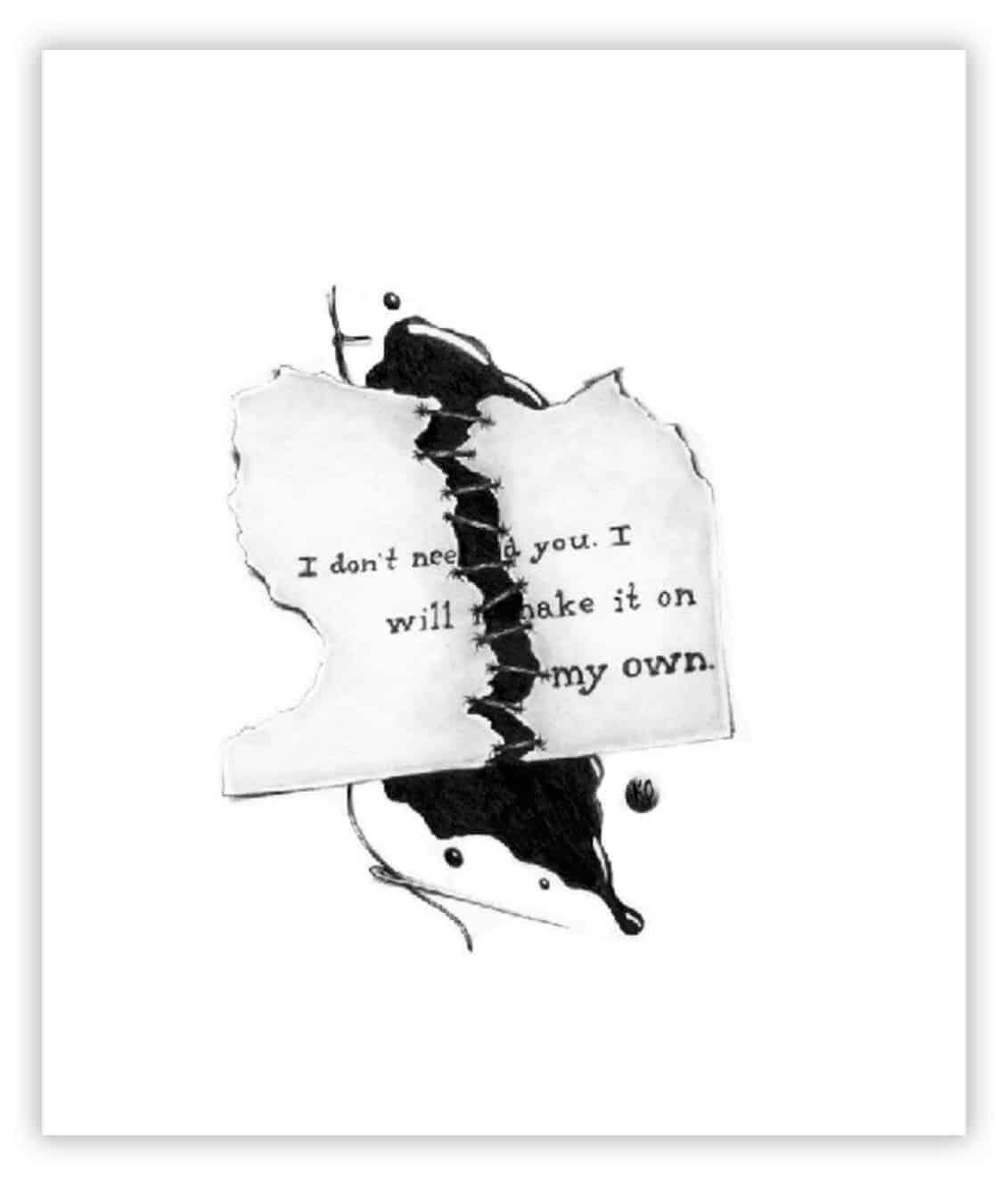 Black Market Art Company Torn Print - Black Market Art Company - Flyclothing LLC