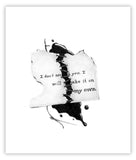 Black Market Art Company Torn Print