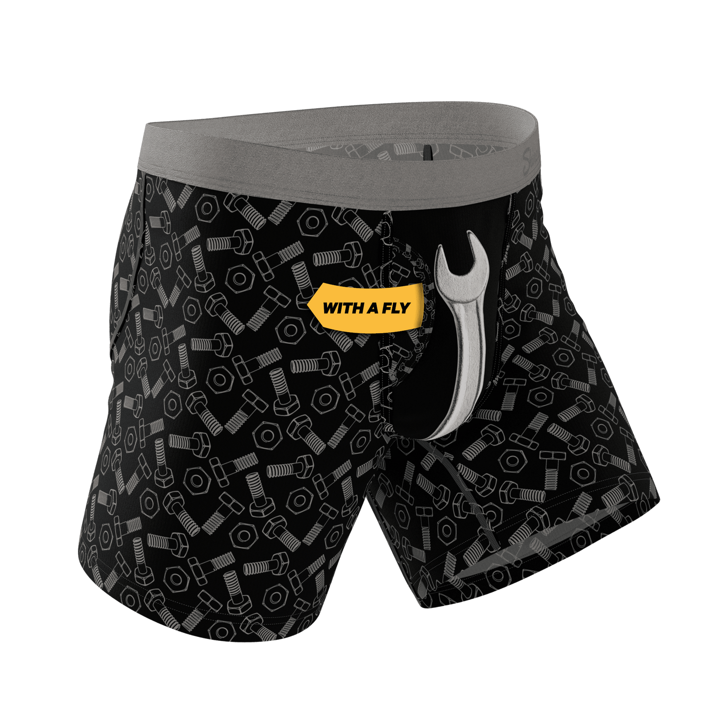 The Torque It | Wrench Ball Hammock® Pouch Underwear With Fly - Shinesty - Flyclothing LLC