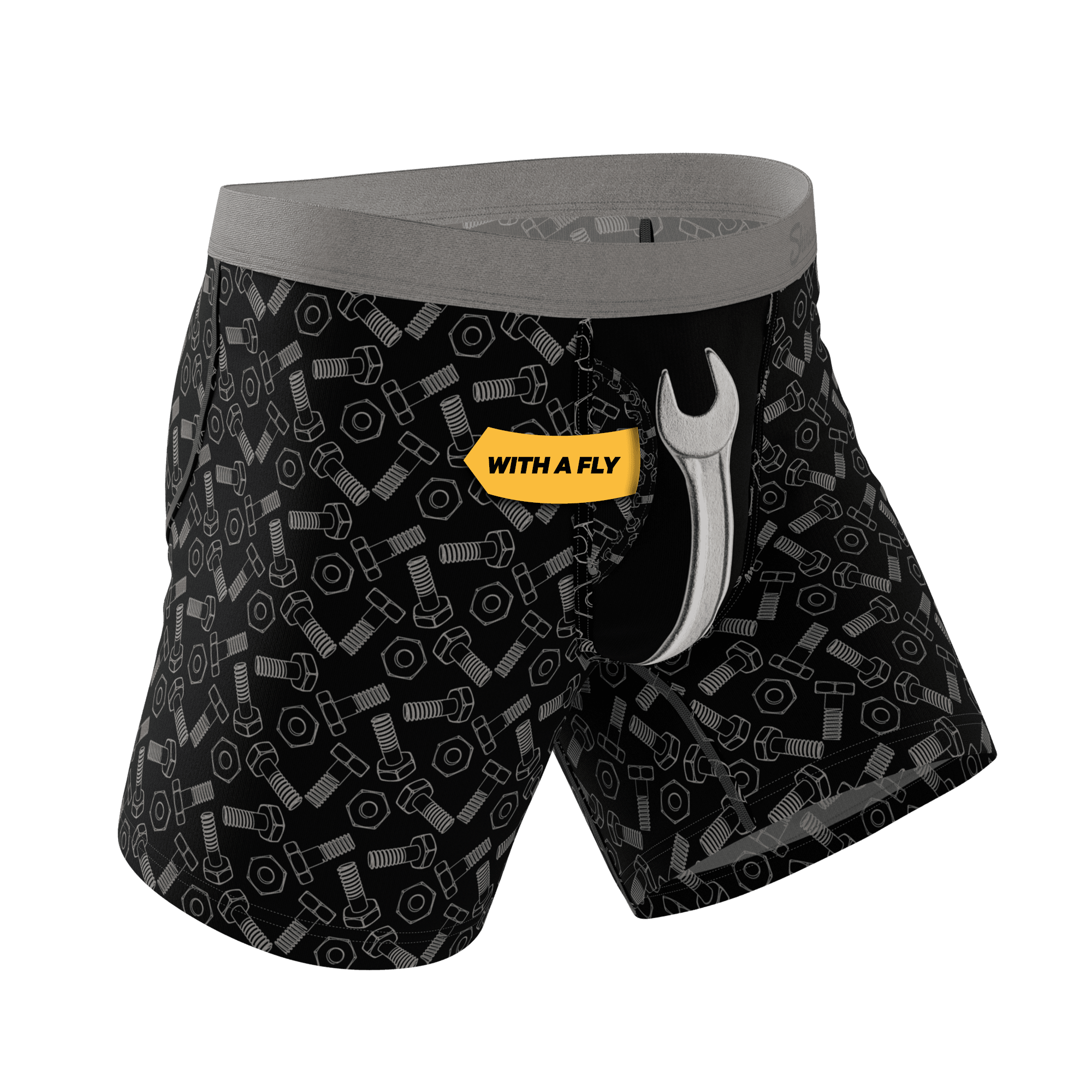 The Torque It | Wrench Ball Hammock® Pouch Underwear With Fly - Shinesty - Flyclothing LLC