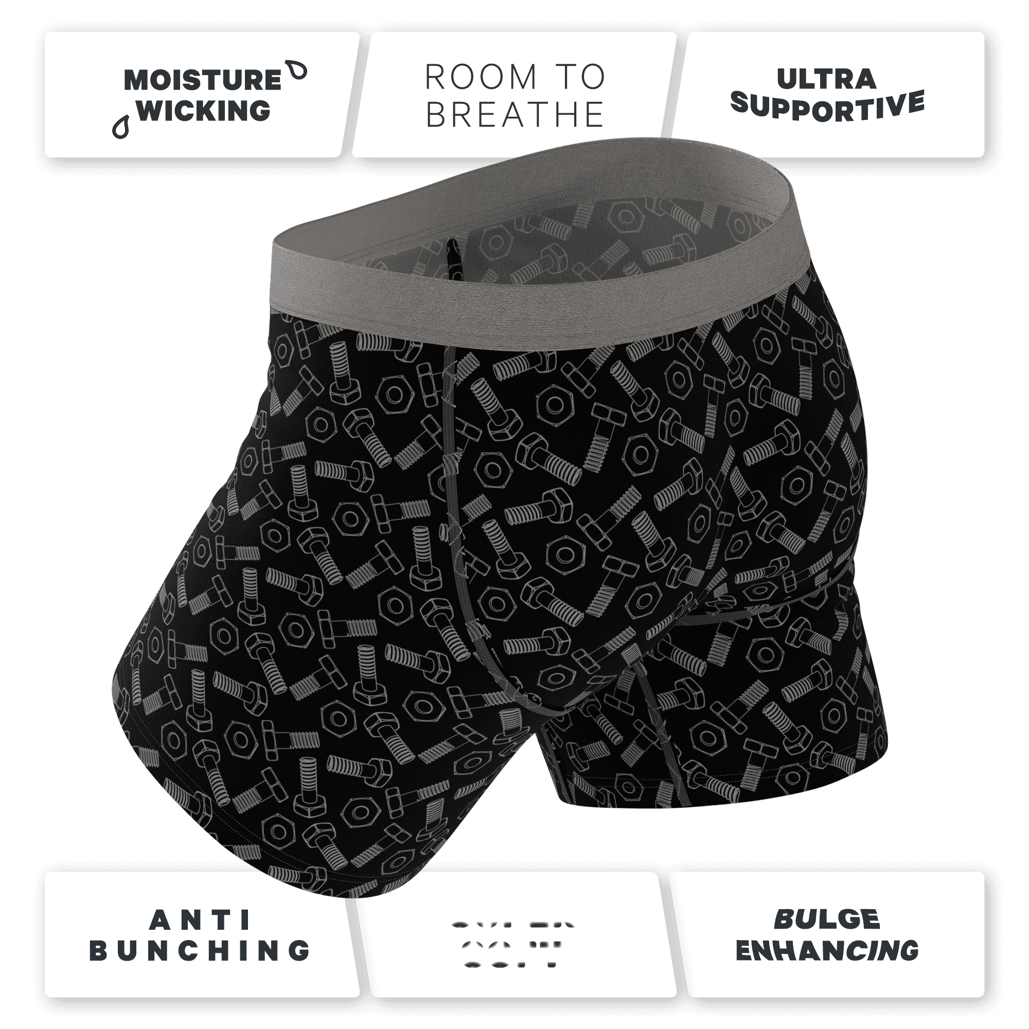The Torque It | Wrench Ball Hammock® Pouch Underwear With Fly - Shinesty - Flyclothing LLC
