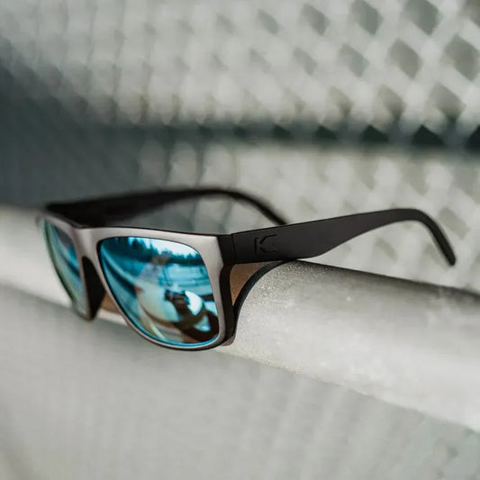 Matte Black on Black / Sky Blue Torrey Pines - Knockaround - Flyclothing LLC