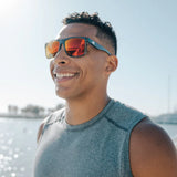 Clear Grey / Red Sunset Torrey Pines Sport - Knockaround - Flyclothing LLC