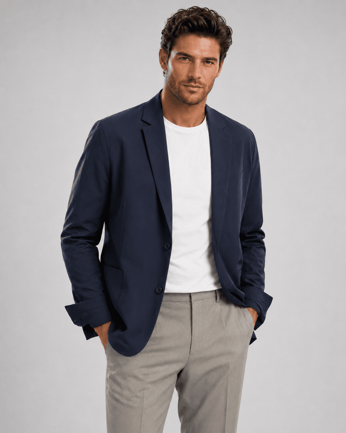 Buki Tech Travel Blazer - Navy - Buki - Flyclothing LLC