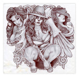 Black Market Art Company Tres Chicanas Print