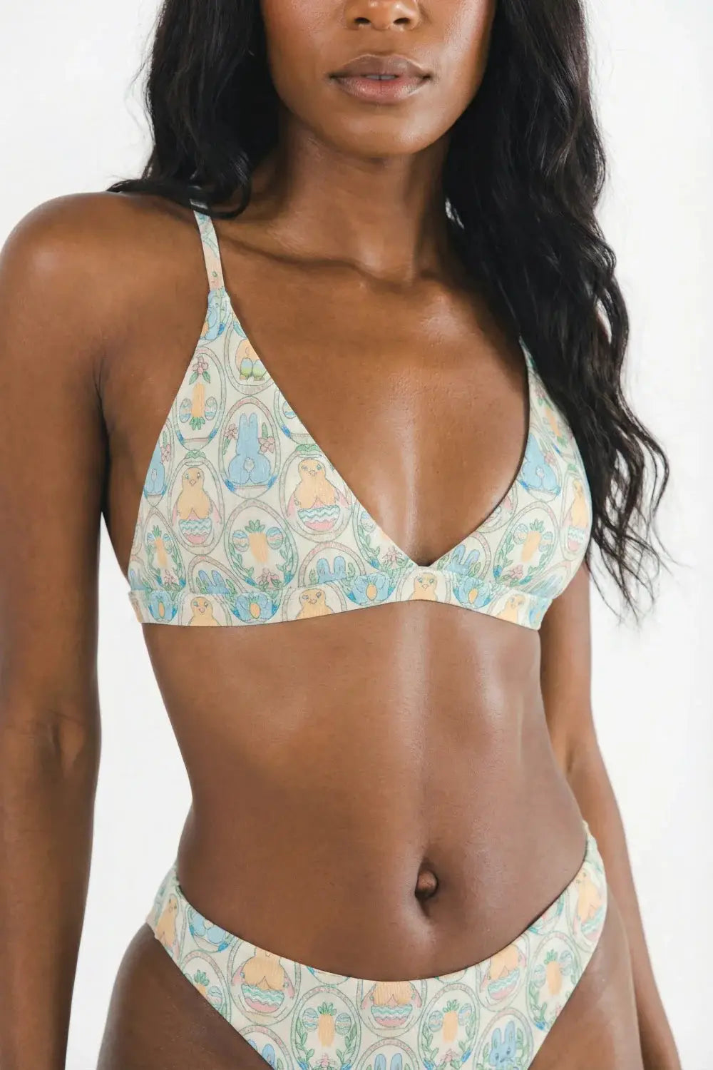 The Chicks Dig It | Pastel Easter Boob Hammock™ Triangle Bralette - Shinesty - Flyclothing LLC