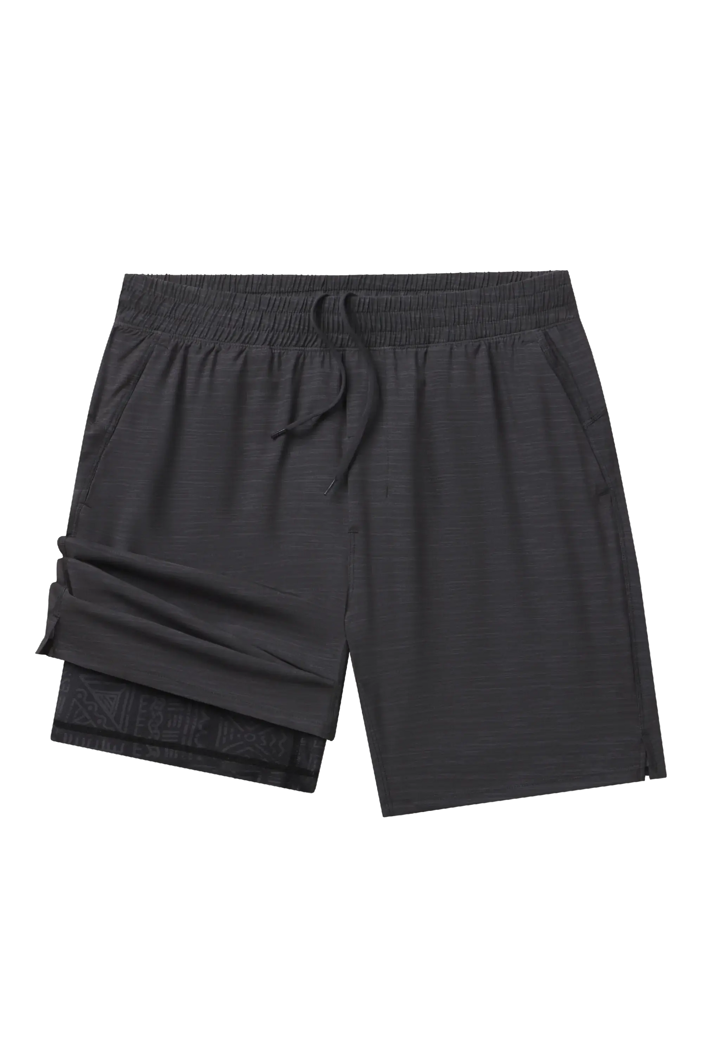 The Tribal Council | Grey Tonal Island Block Ball Hammock® 7 Inch Athletic Shorts - Shinesty - Flyclothing LLC