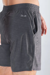 The Tribal Council | Grey Tonal Island Block Ball Hammock® 7 Inch Athletic Shorts - Shinesty - Flyclothing LLC