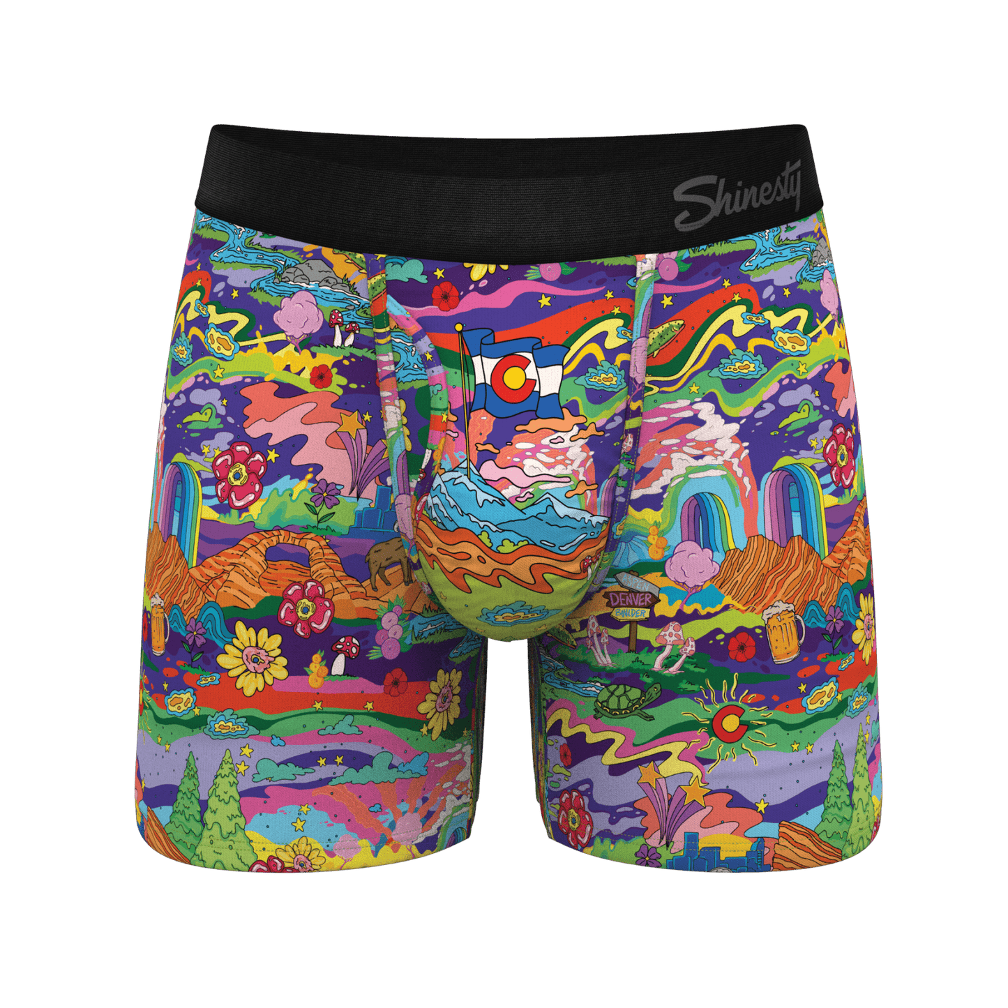 The Trippy Colorado | Trippy Colorado Ball Hammock® Pouch Underwear With Fly - Shinesty - Flyclothing LLC