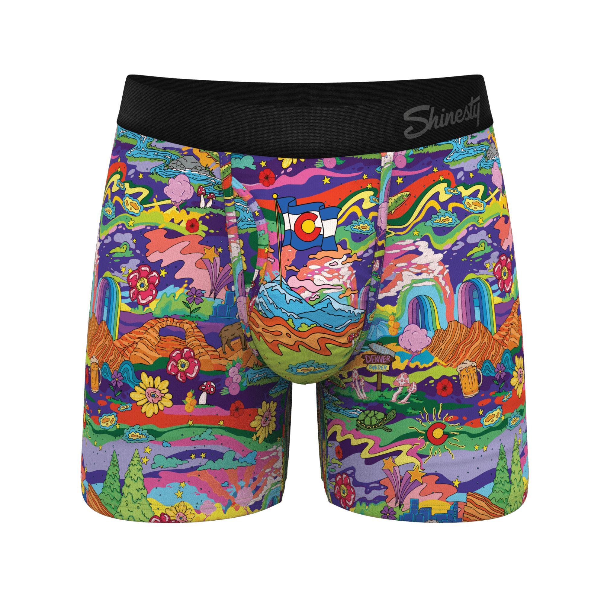 The Trippy Colorado | Trippy Colorado Ball Hammock® Pouch Underwear With Fly - Shinesty - Flyclothing LLC