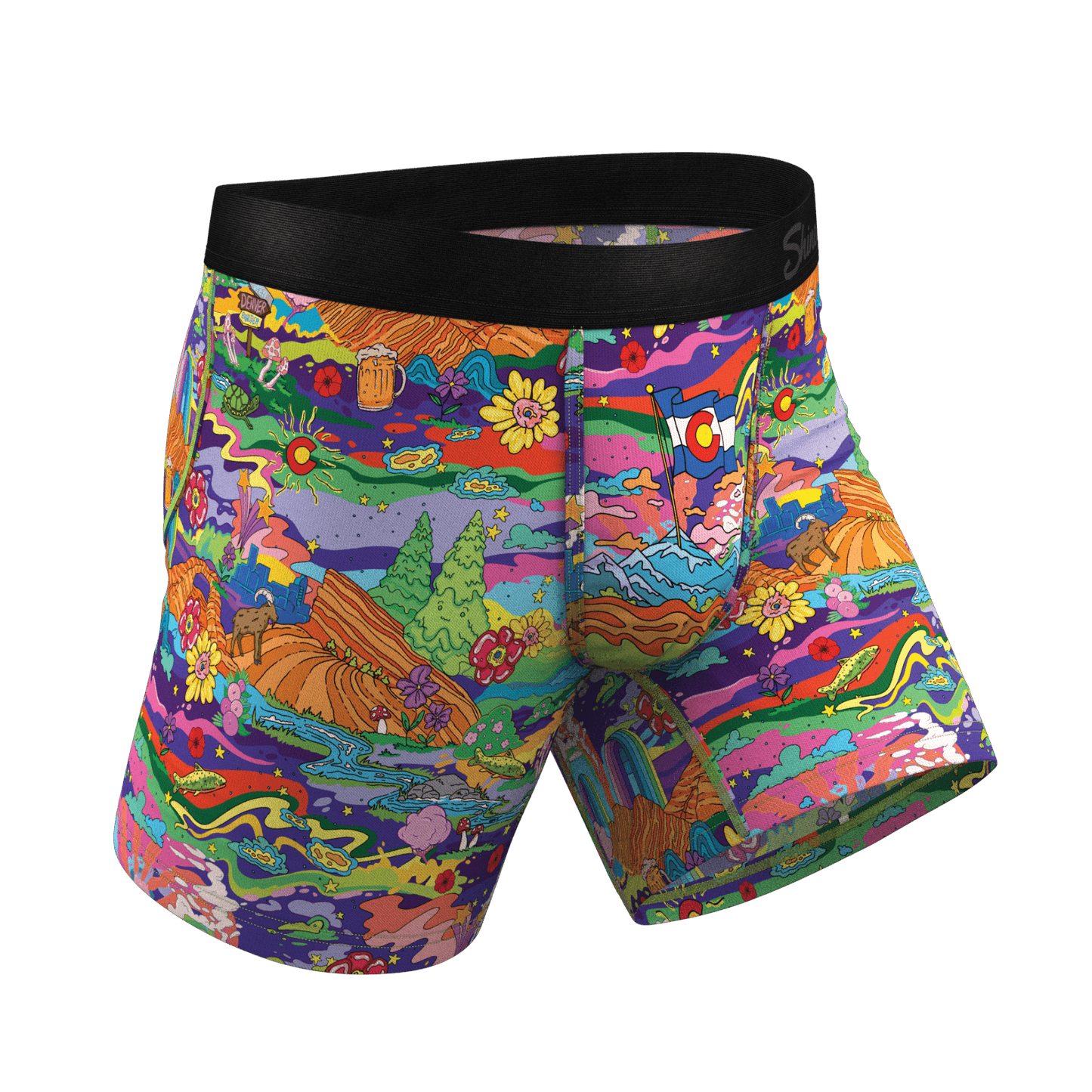 The Trippy Colorado | Trippy Colorado Ball Hammock® Pouch Underwear With Fly - Shinesty - Flyclothing LLC