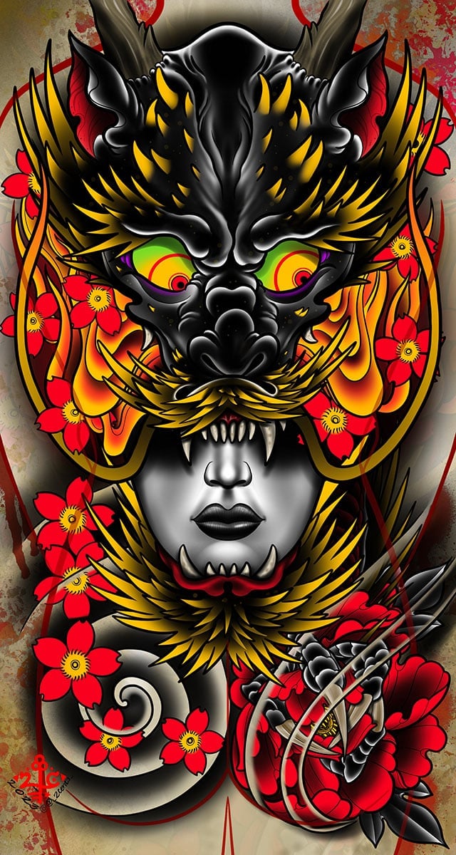 Black Market Art Company Triumvira Print