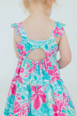 Tropical Punch Ruffle Maxi Dress - Mila & Rose ® - Flyclothing LLC