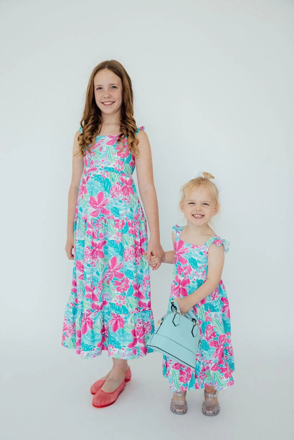 Tropical Punch Ruffle Maxi Dress - Mila & Rose ® - Flyclothing LLC
