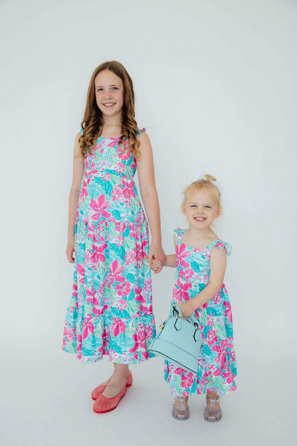 Tropical Punch Ruffle Maxi Dress - Mila & Rose ® - Flyclothing LLC