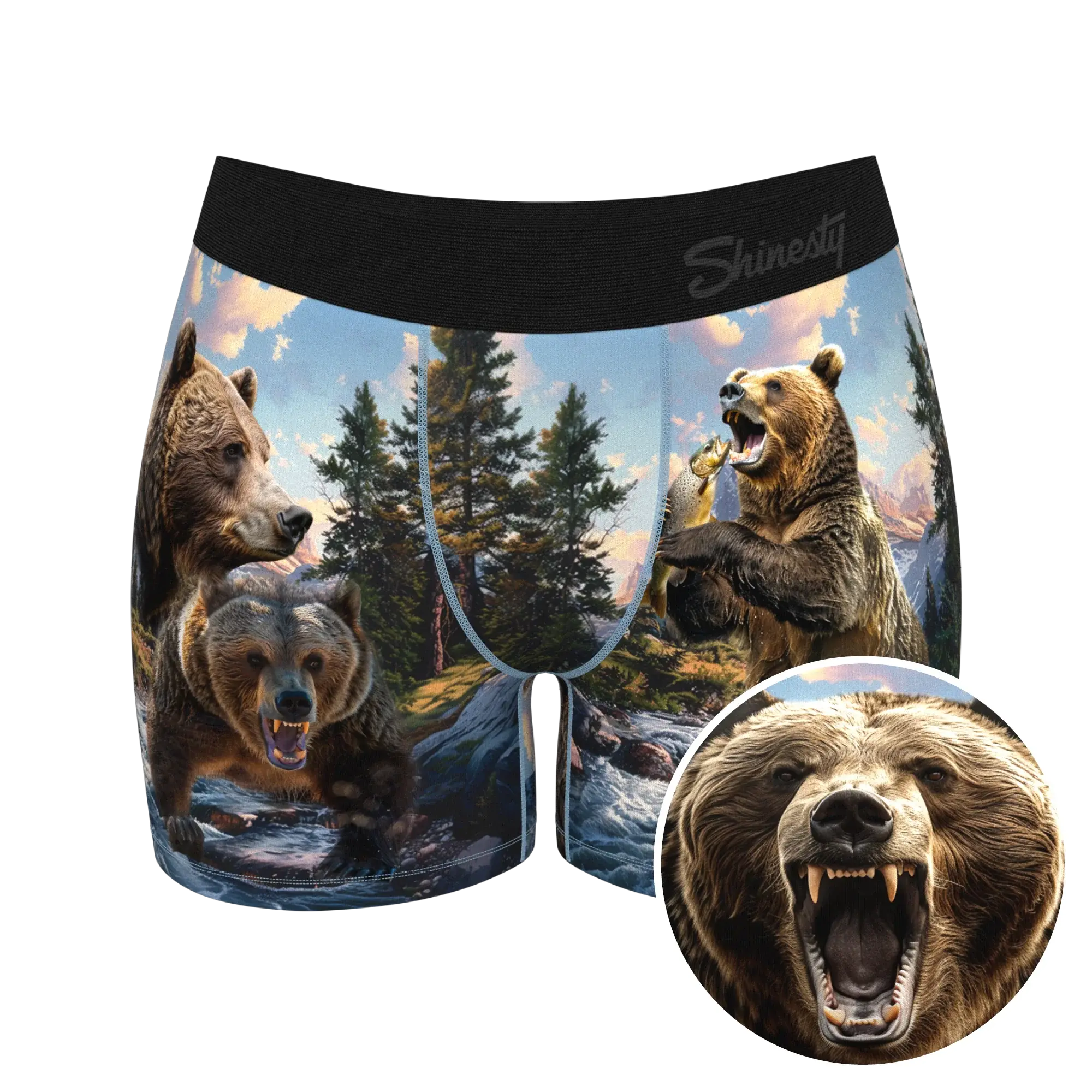 The Grizzly Beast | Truck Stop Classic Women’s Boxers - Shinesty - Flyclothing LLC