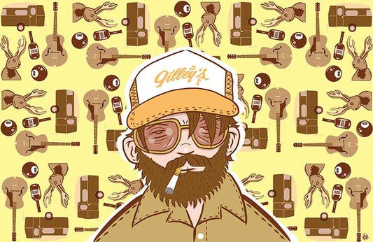 Black Market Art Company Truckin&#8217; Man Print - Black Market Art Company - Flyclothing LLC