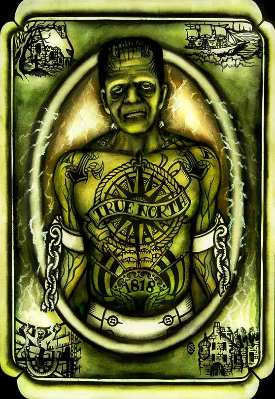Black Market Art Company True North Print - Black Market Art Company - Flyclothing LLC