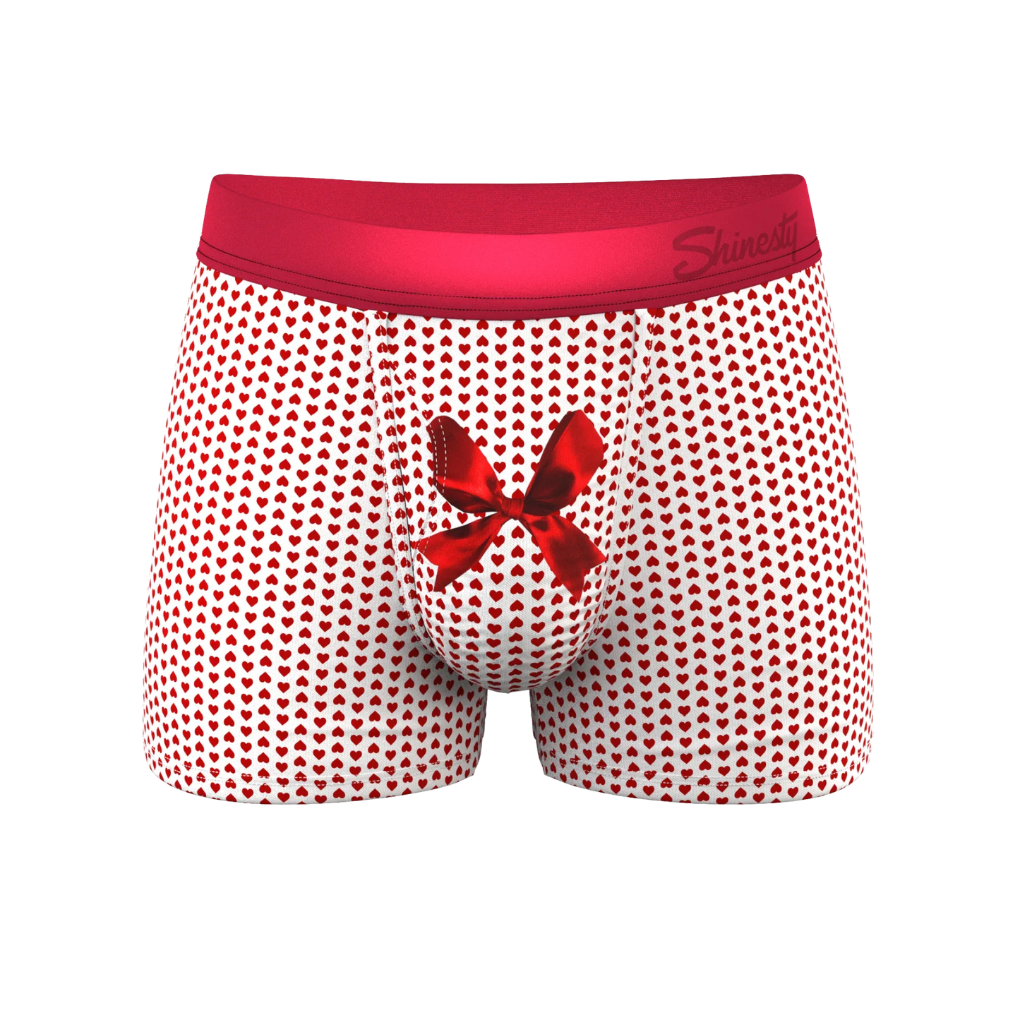 The Date Night | Valentine's Day Bow Ball Hammock® Pouch Trunks Underwear - Shinesty - Flyclothing LLC