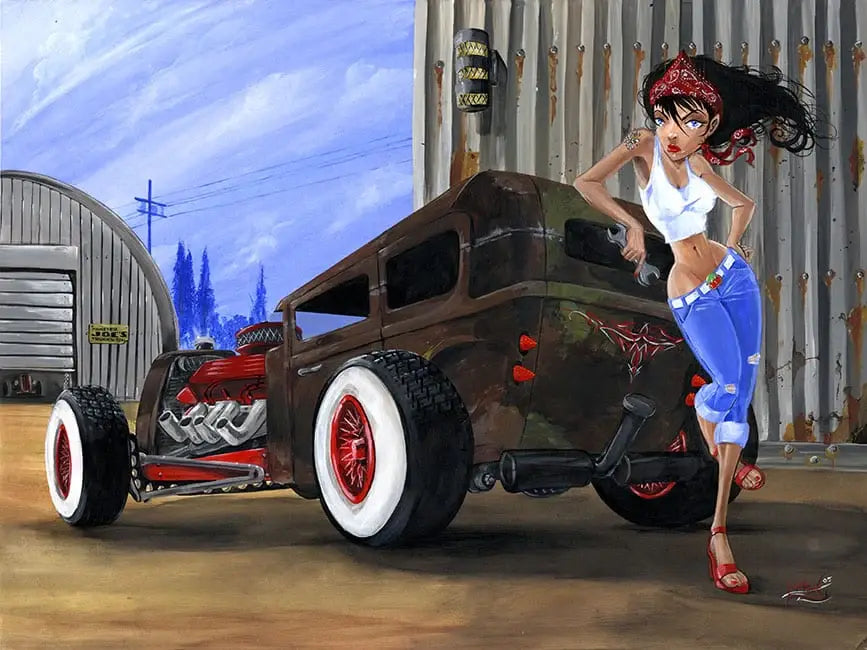 Black Market Art Company Tudor and Two D Print - Black Market Art Company - Flyclothing LLC