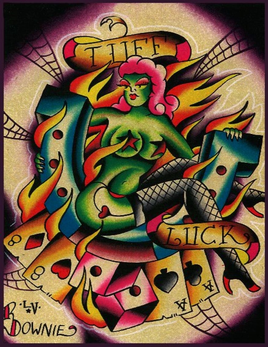 Black Market Art Company Tuff Luck Print