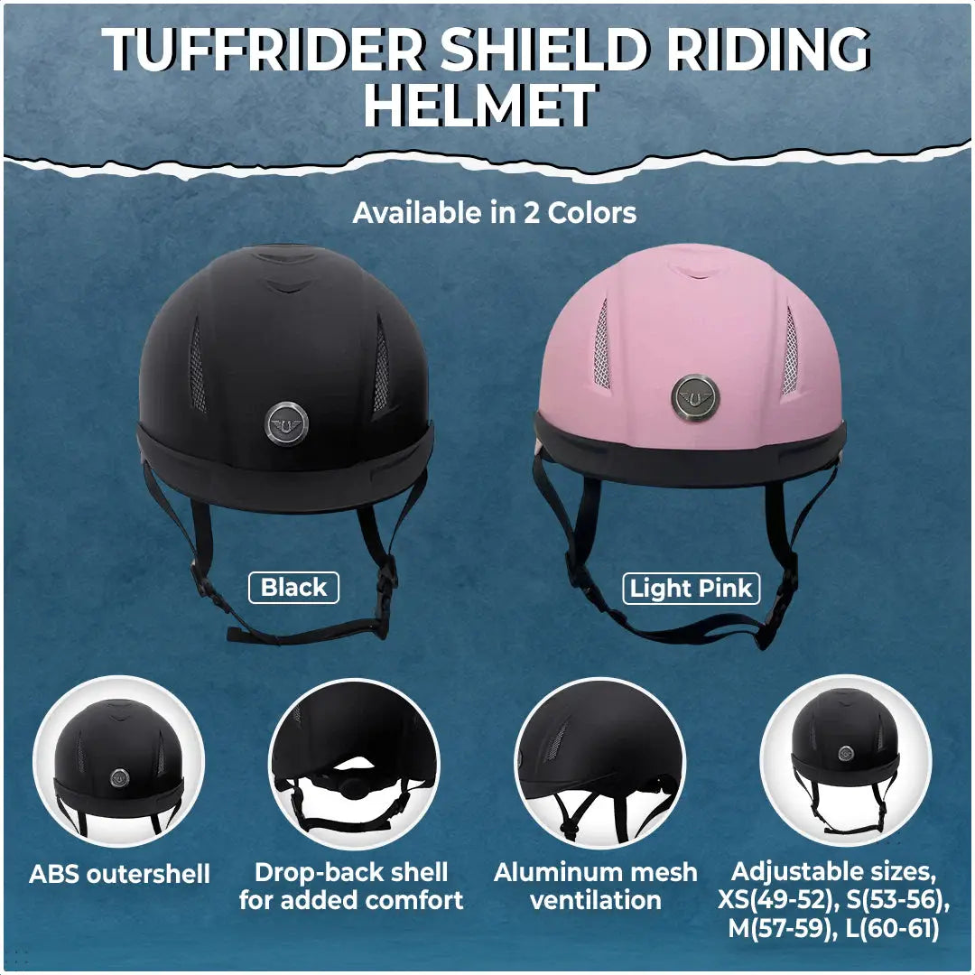 TuffRider Shield Riding Helmet with Adjust A Dial - Breeches.com - Flyclothing LLC