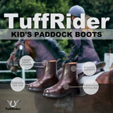 TuffRider Children's Starter Front Zip Paddock Boots