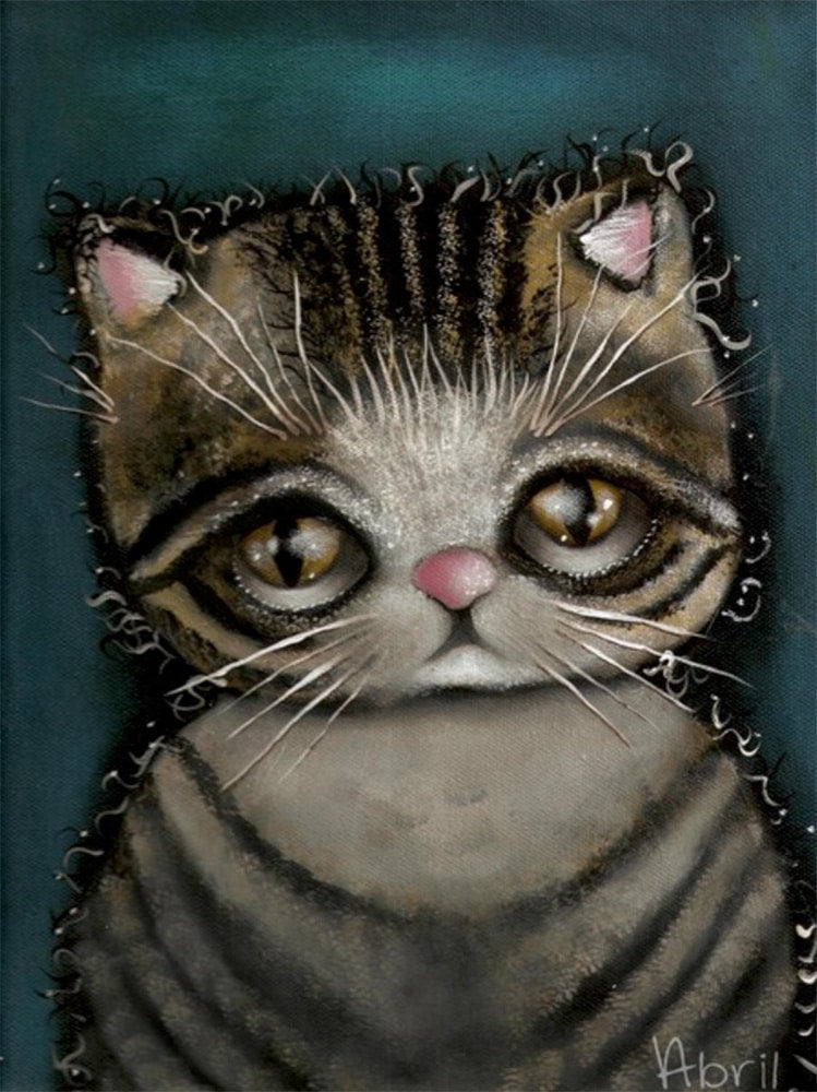 Black Market Art Company Tully the Cat Print