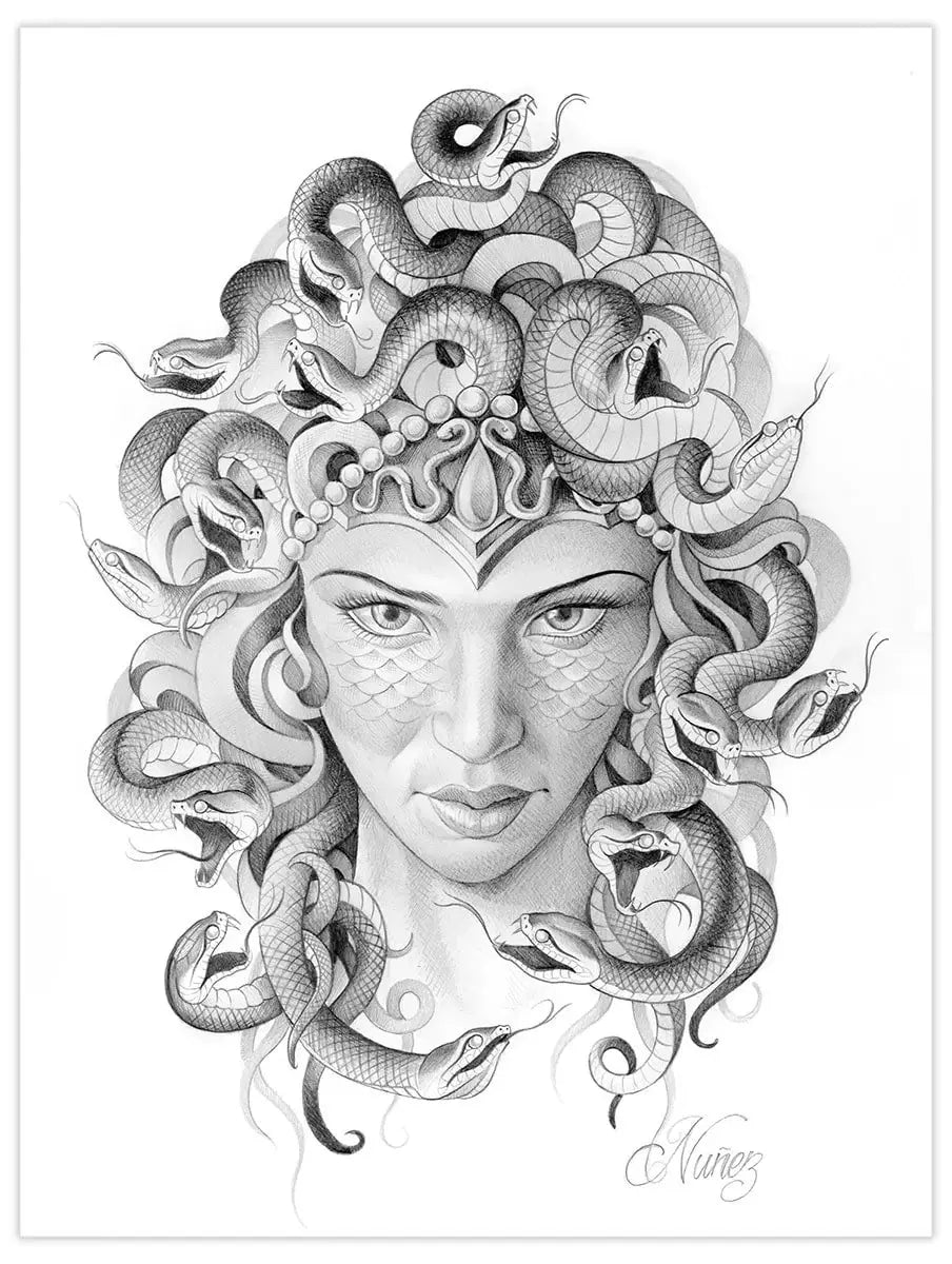 Black Market Art Company Turn To Stone Print - Black Market Art Company - Flyclothing LLC