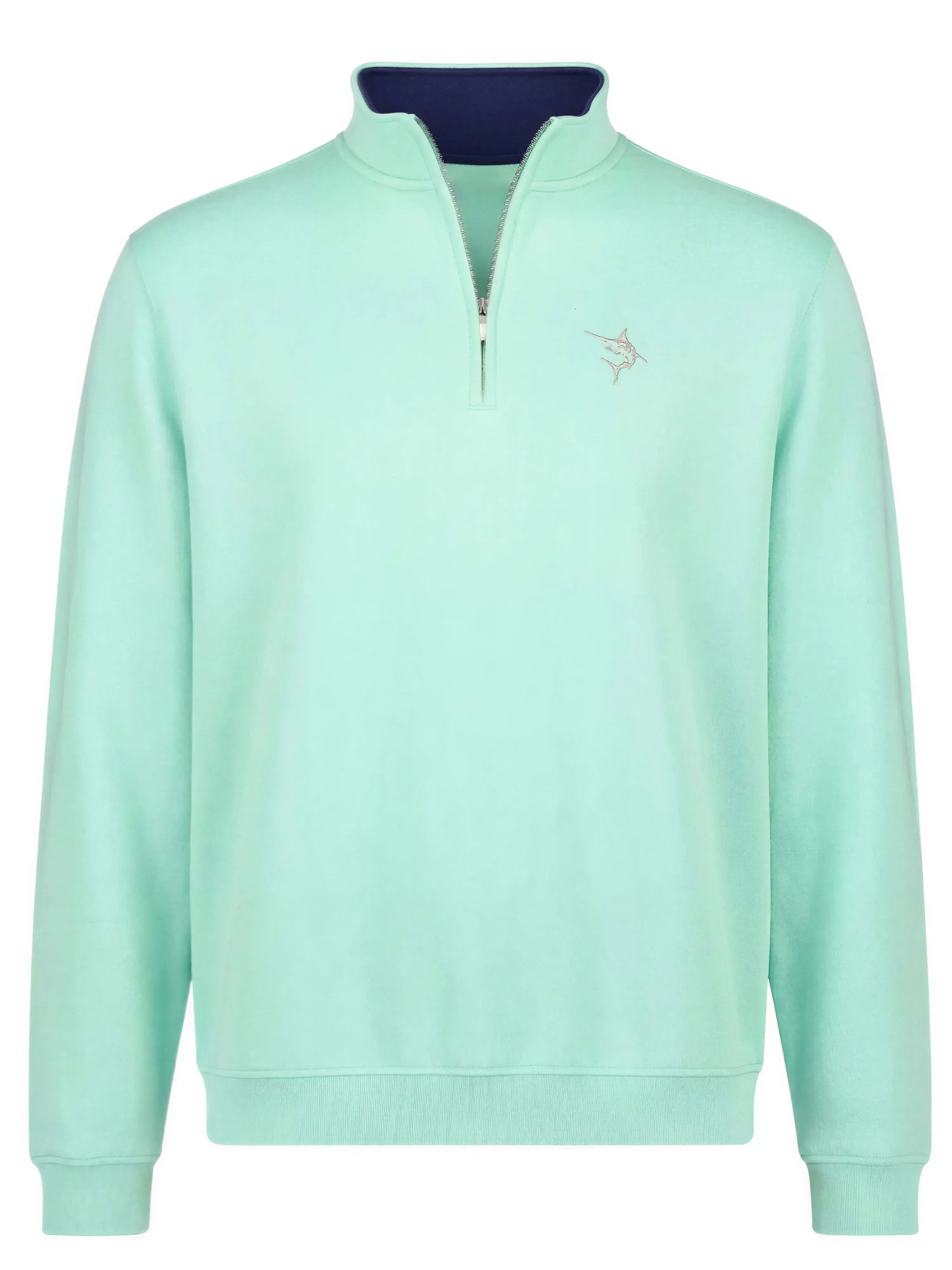 Turnberry Quarter Zip Smooth Knit - White Water Life - Flyclothing LLC
